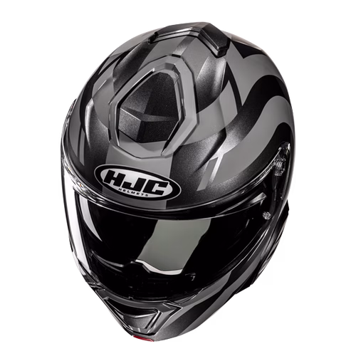 HJC preklopna motoristična čelada i91 ARVEN MC5 Črna Mat/Siva XS