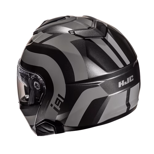 HJC preklopna motoristična čelada i91 ARVEN MC5 Črna Mat/Siva XS