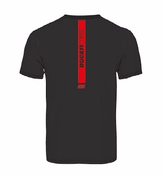 MM93 m. T-shirt CORSE Helmet 26 Črna/Rdeča 2XL