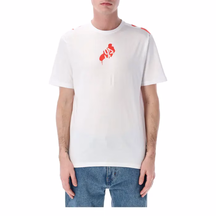 MM93 m. T-shirt GRAFFITI 26 Bela/Rdeča 2XL