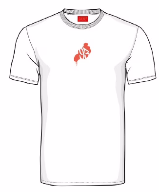 MM93 m. T-shirt GRAFFITI 26 Bela/Rdeča 2XL