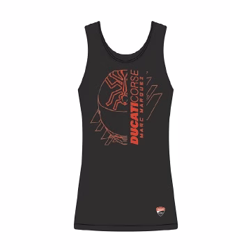 MM93 ž. T-shirt TOP CORSE Helmet 26 Črna/Rdeča M