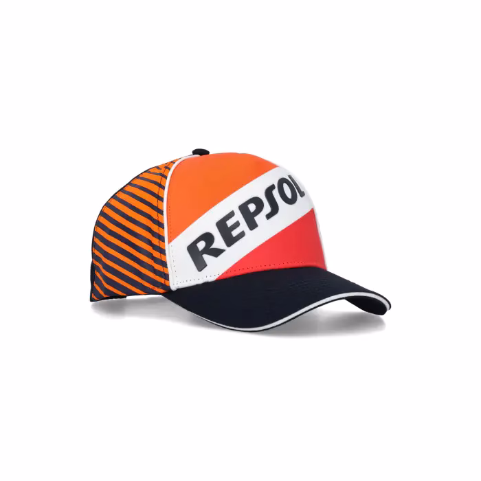 REPSOL kapa UNIVERSAL 24 Baseball šilt Modra/Bela/Oranžna