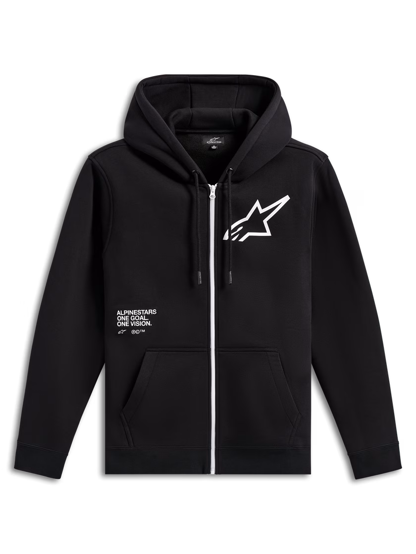 Alpinestars m. jopa TRANSVERSE s kapuco Črna/Bela 2XL