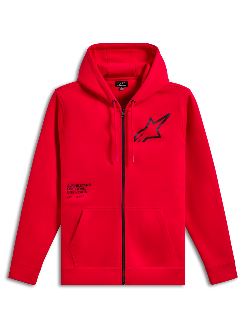 Alpinestars m. jopa TRANSVERSE s kapuco Rdeča/Črna XL