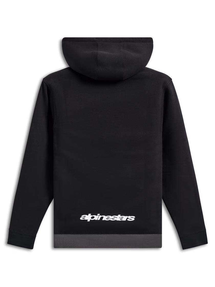 Alpinestars m. pulover PARALLEL s kapuco Črna/Siva/Rumena 2XL