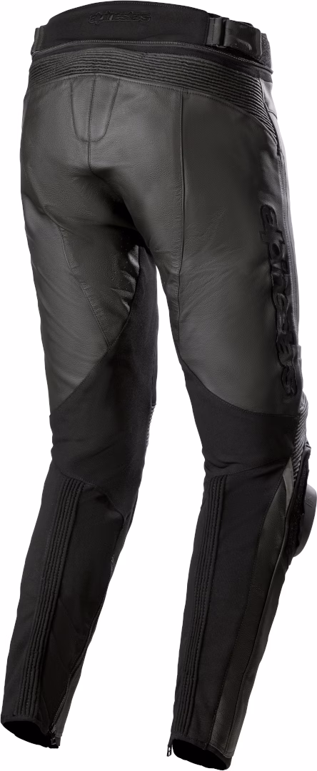 Alpinestars m. usnjene motoristične hlače MISSILE V3 Črna/Črna 58