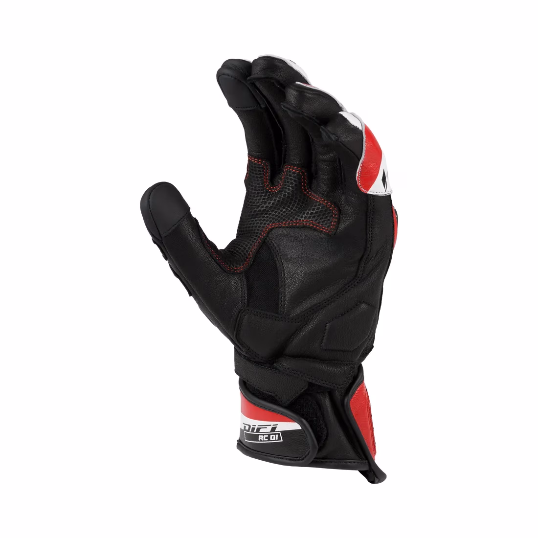 DIFI m. motoristične rokavice ONYX Črna/Rdeča/Bela S