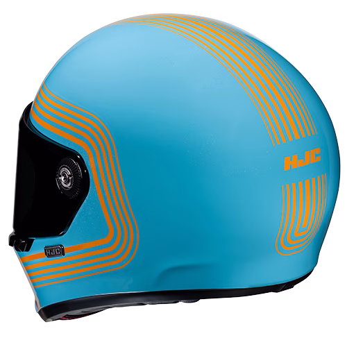 HJC integralna motoristična čelada V10 FONI MC27 Modra/Oranžna L