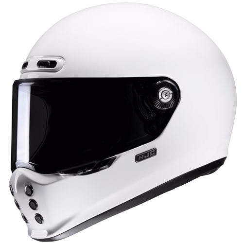 HJC integralna motoristična čelada V10 SOLID Bela 2XL
