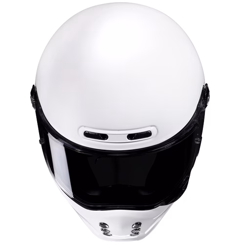 HJC integralna motoristična čelada V10 SOLID Bela XS