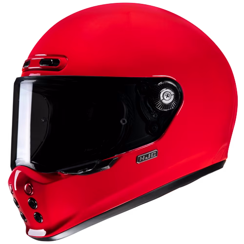 HJC integralna motoristična čelada V10 SOLID Rdeča 2XL