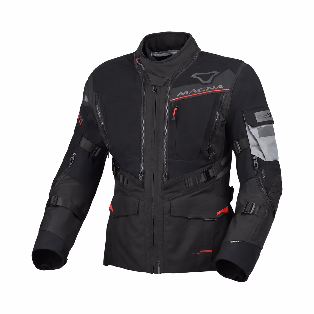 Macna m. motoristična jakna FLEXODUS WP Confold In&Out Črna 3XL