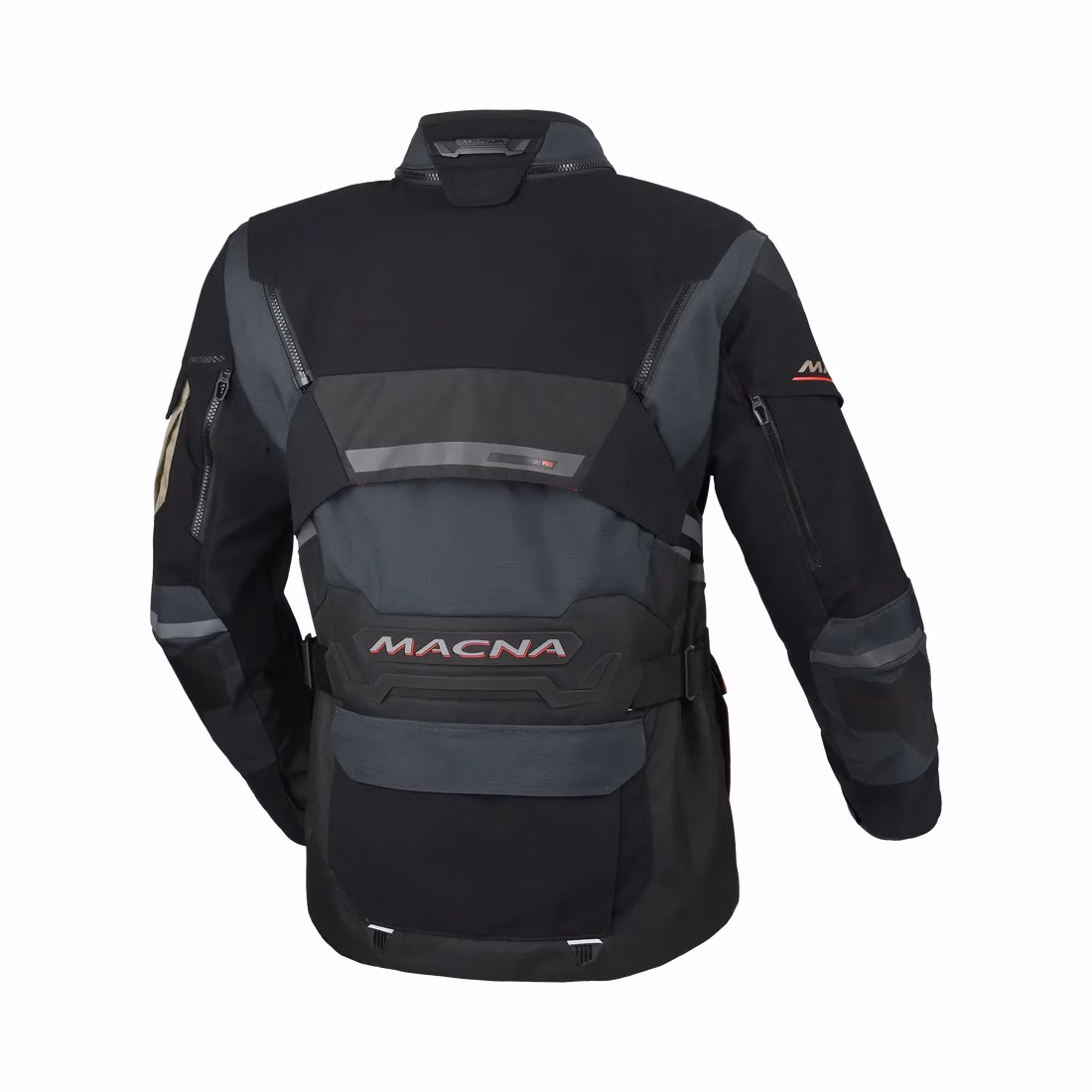 Macna m. motoristična jakna FLEXODUS WP Confold In&Out Črna/Modra/Siva M