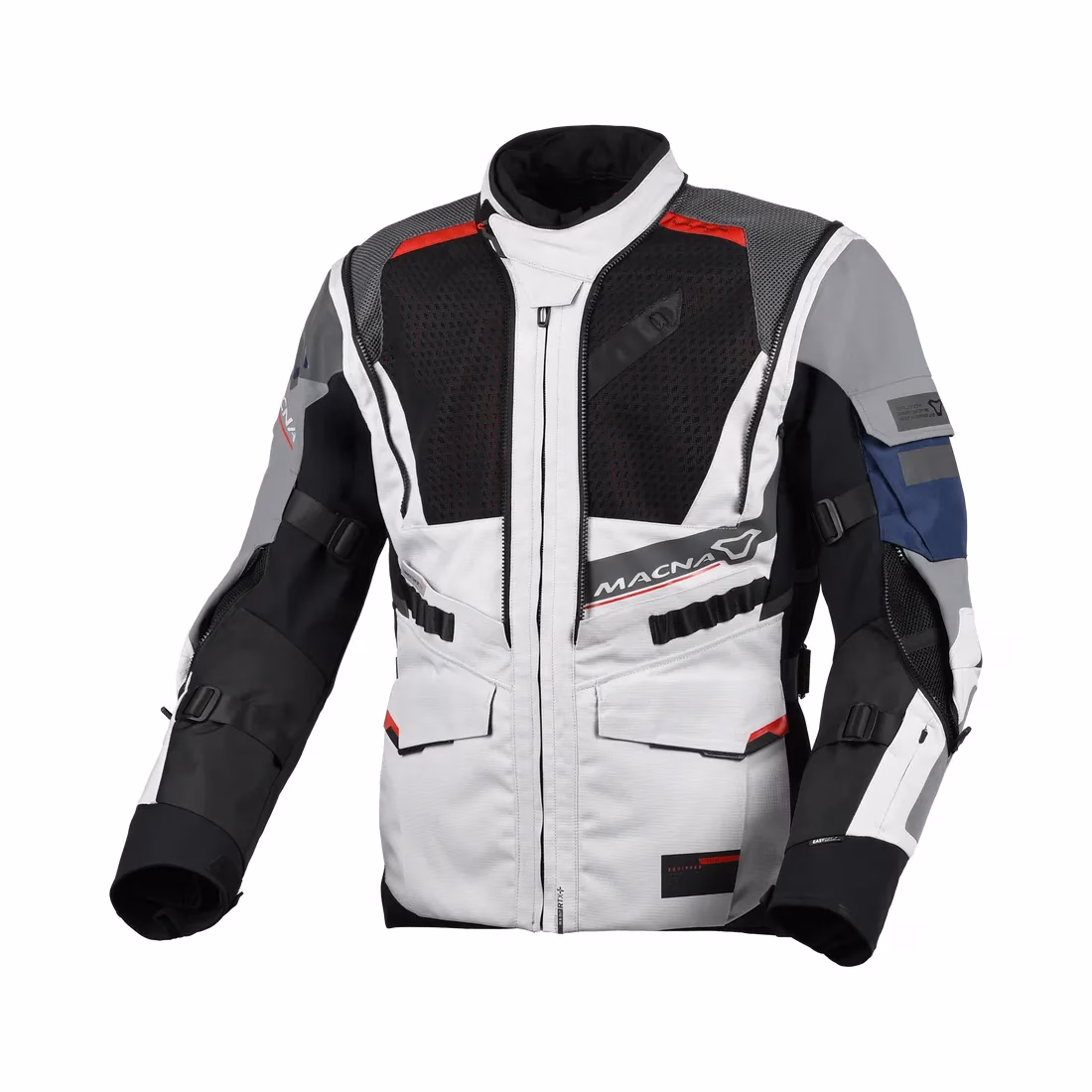 Macna m. motoristična jakna FLEXODUS WP Confold In&Out Siva/Črna 5XL