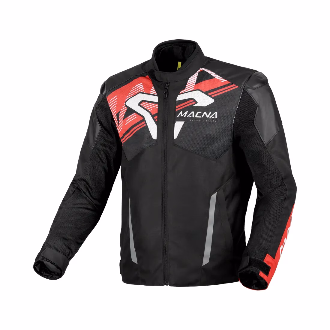 Macna m. motoristična jakna SEVENT Air Črna/Rdeča/Bela 3XL