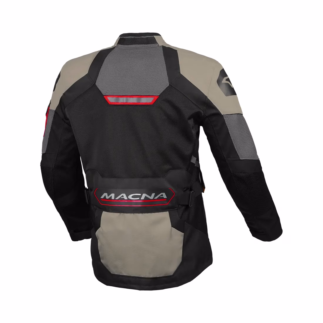 Macna m. motoristična jakna TRAVELAIR Confold Rjava/Črna/Rdeča S