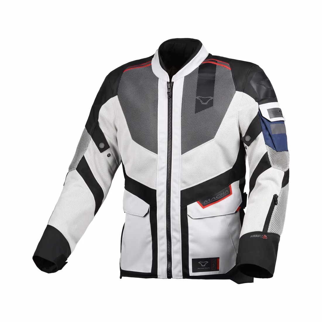 Macna m. motoristična jakna TRAVELAIR Confold Siva/Siva/Črna 3XL