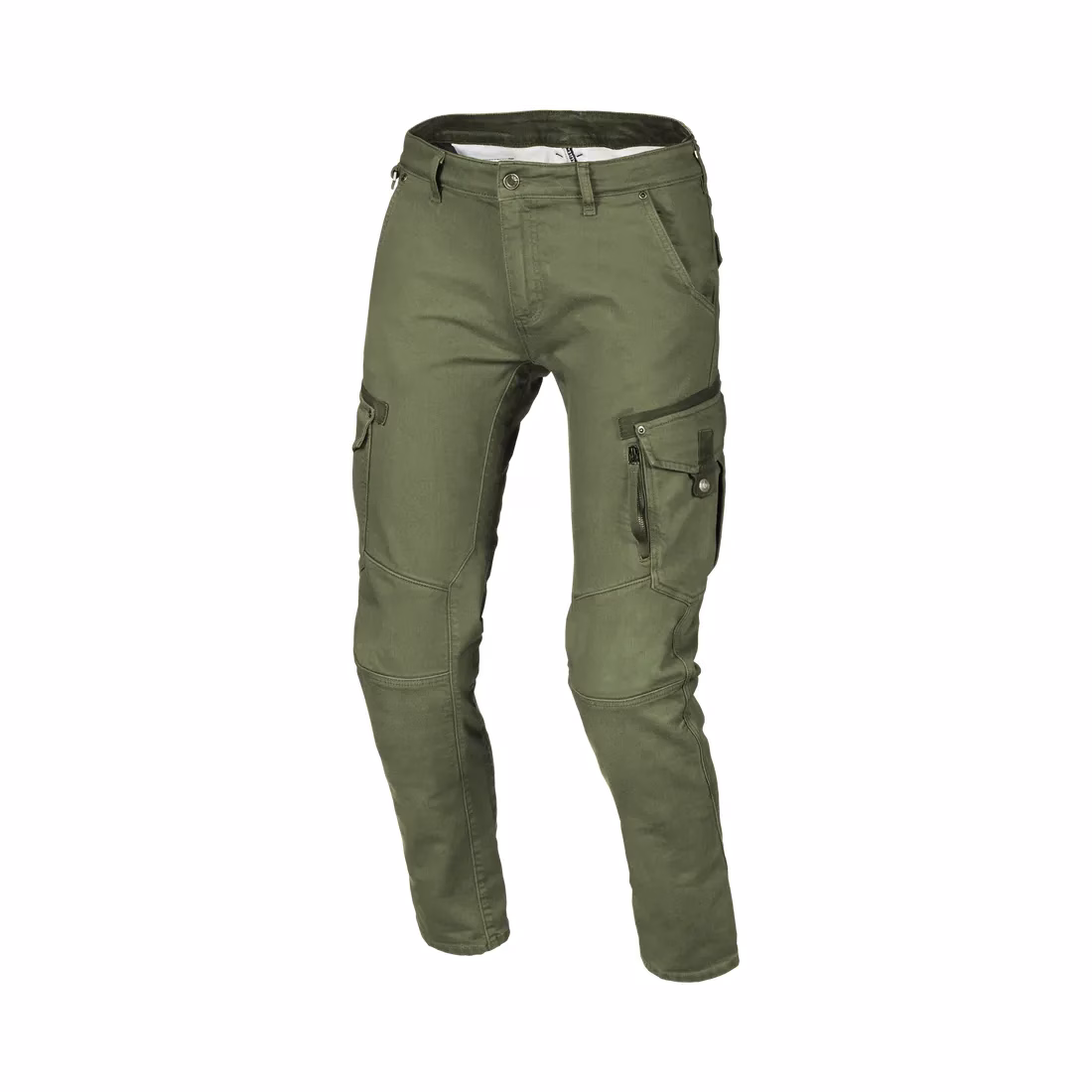 Macna m. motoristične hlače TAKAR Jeans Cargo Olivno Zelena 40