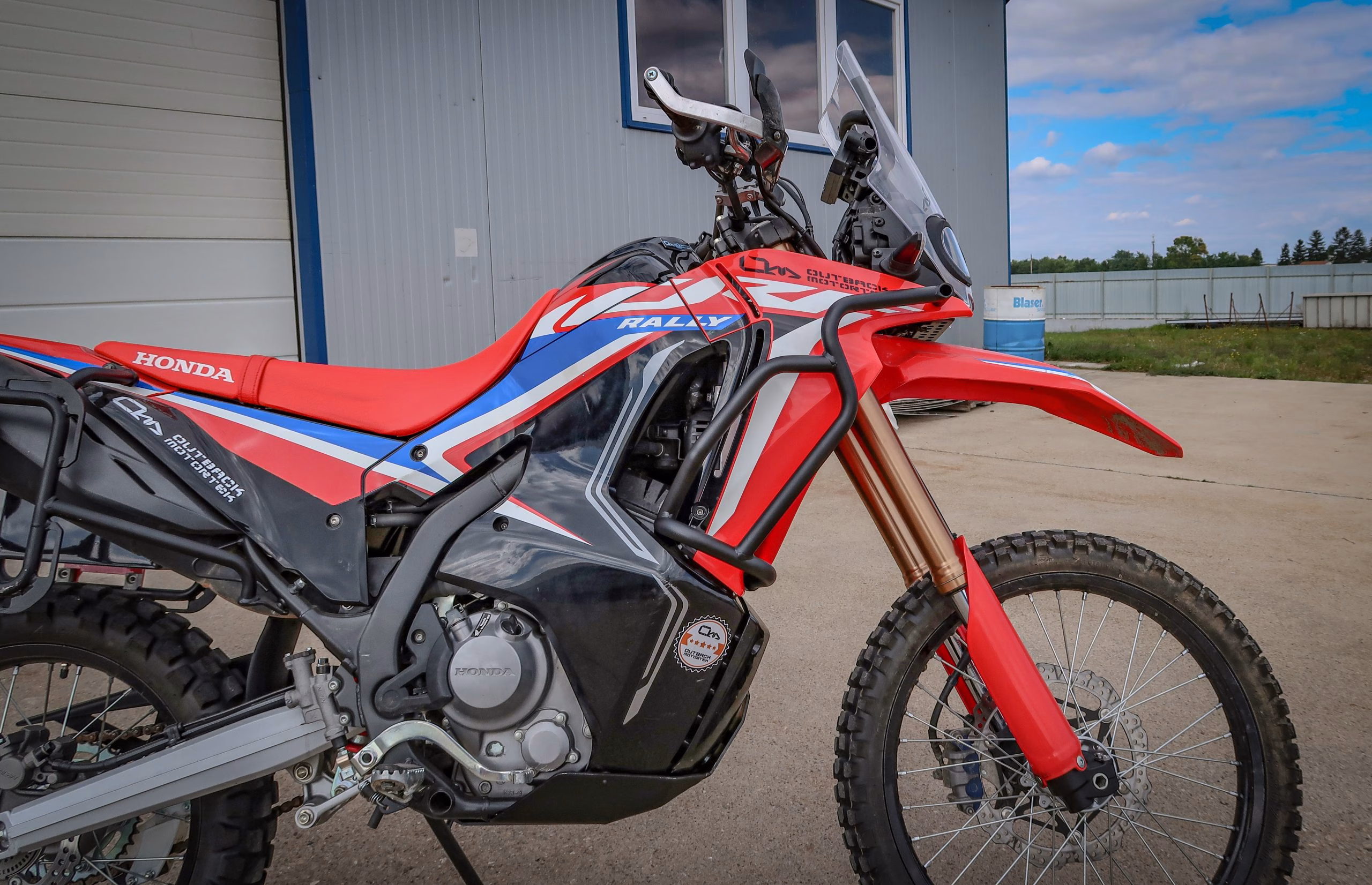 Outback zaščita motorja CRF300RLA Črna