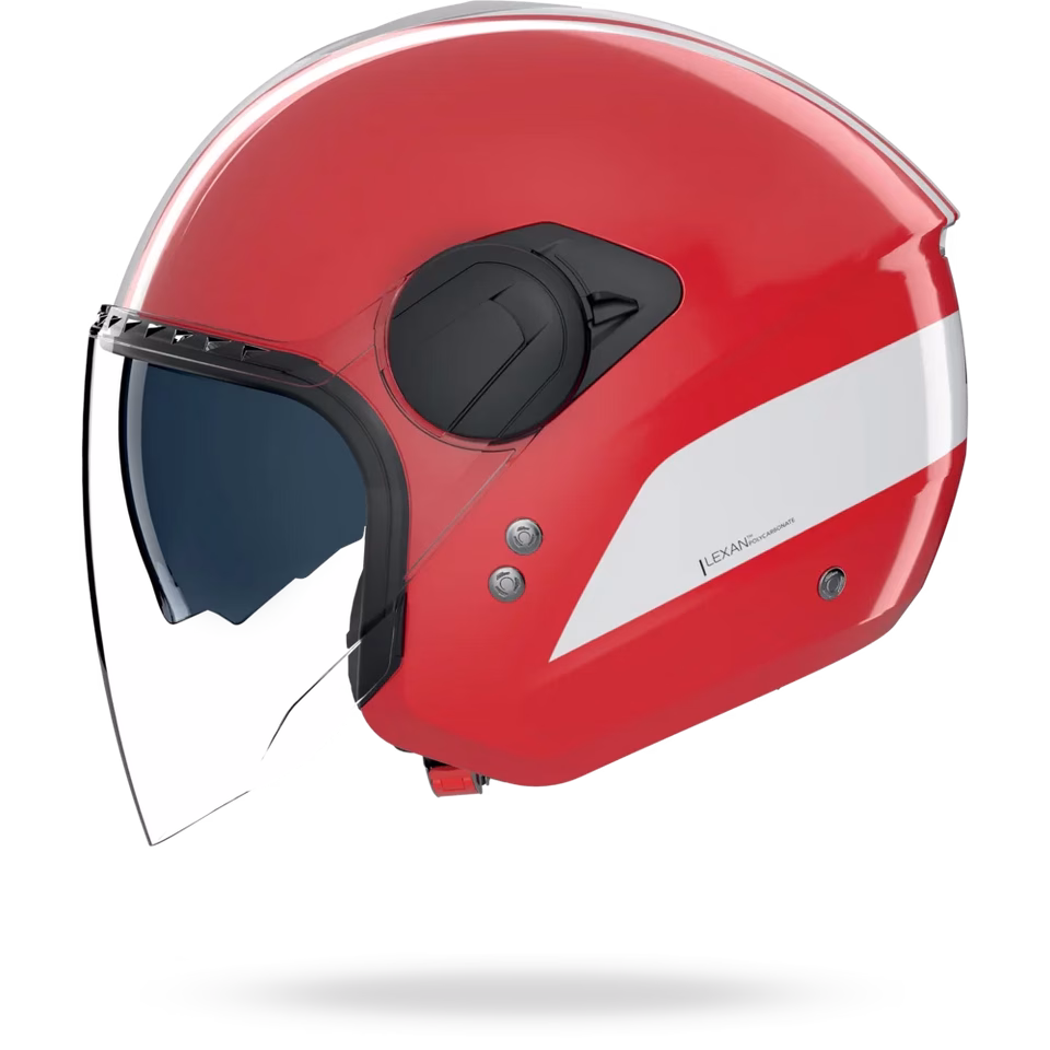 NOLAN jet motoristična čelada N20-2 visor DOLCE VITA 349 Rdeča/Bela L