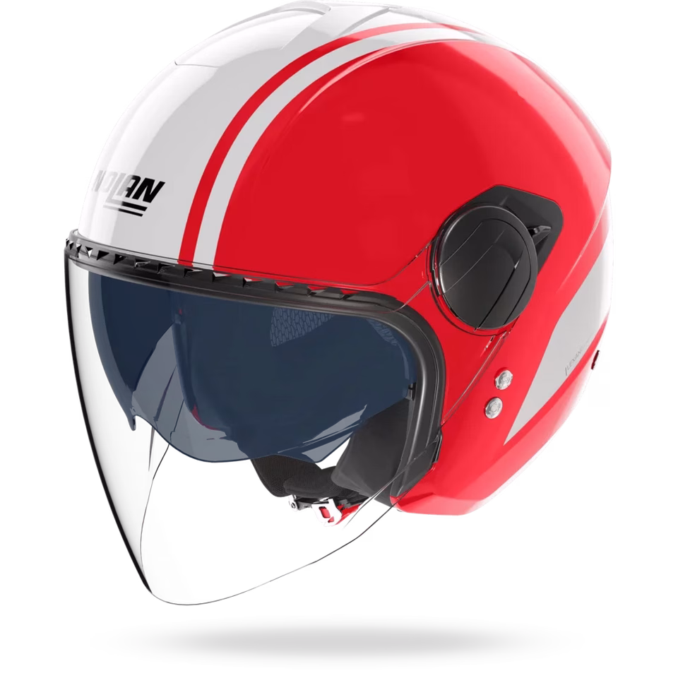 NOLAN jet motoristična čelada N20-2 visor DOLCE VITA 349 Rdeča/Bela L