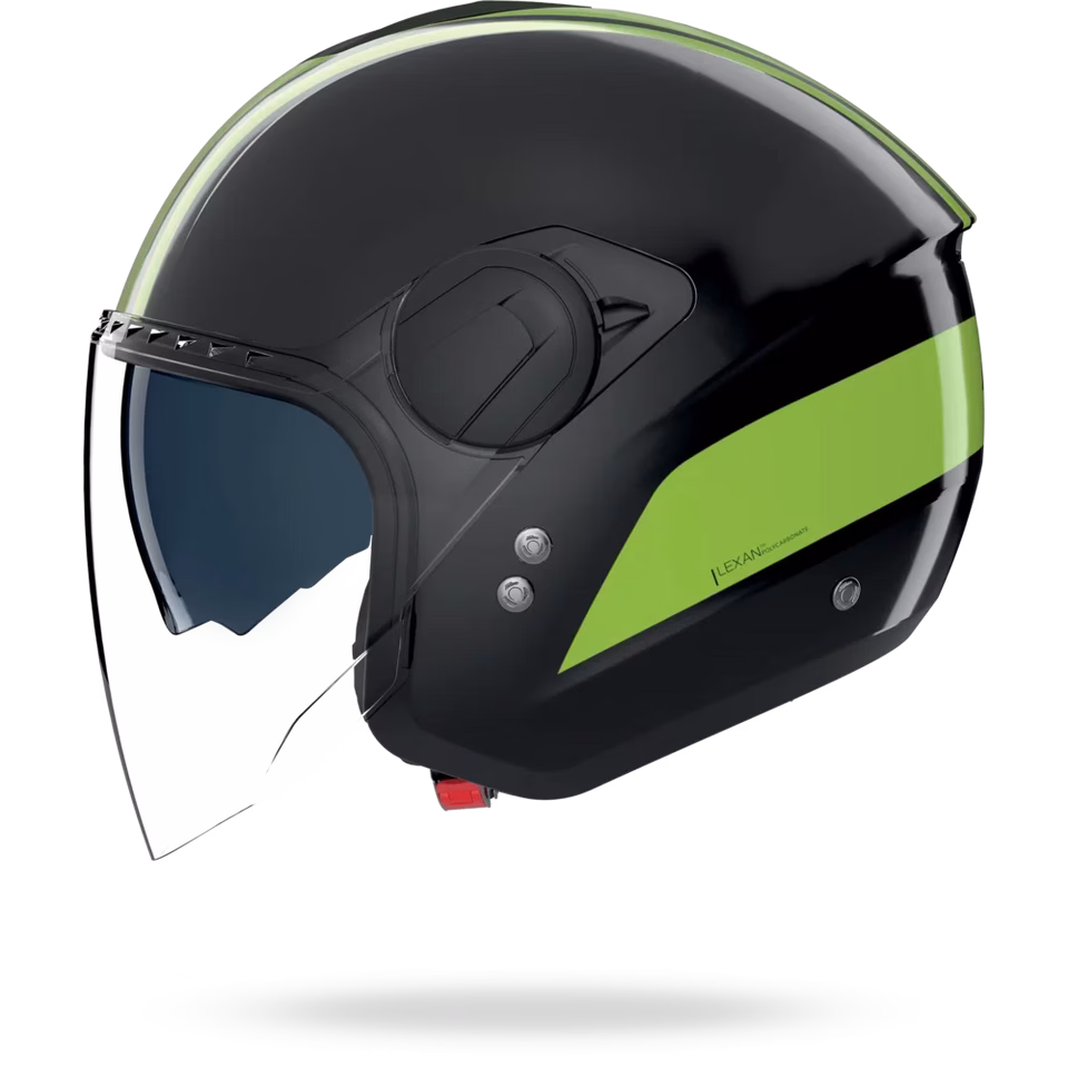 NOLAN jet motoristična čelada N20-2 visor DOLCE VITA 352 Črna/Rumena S