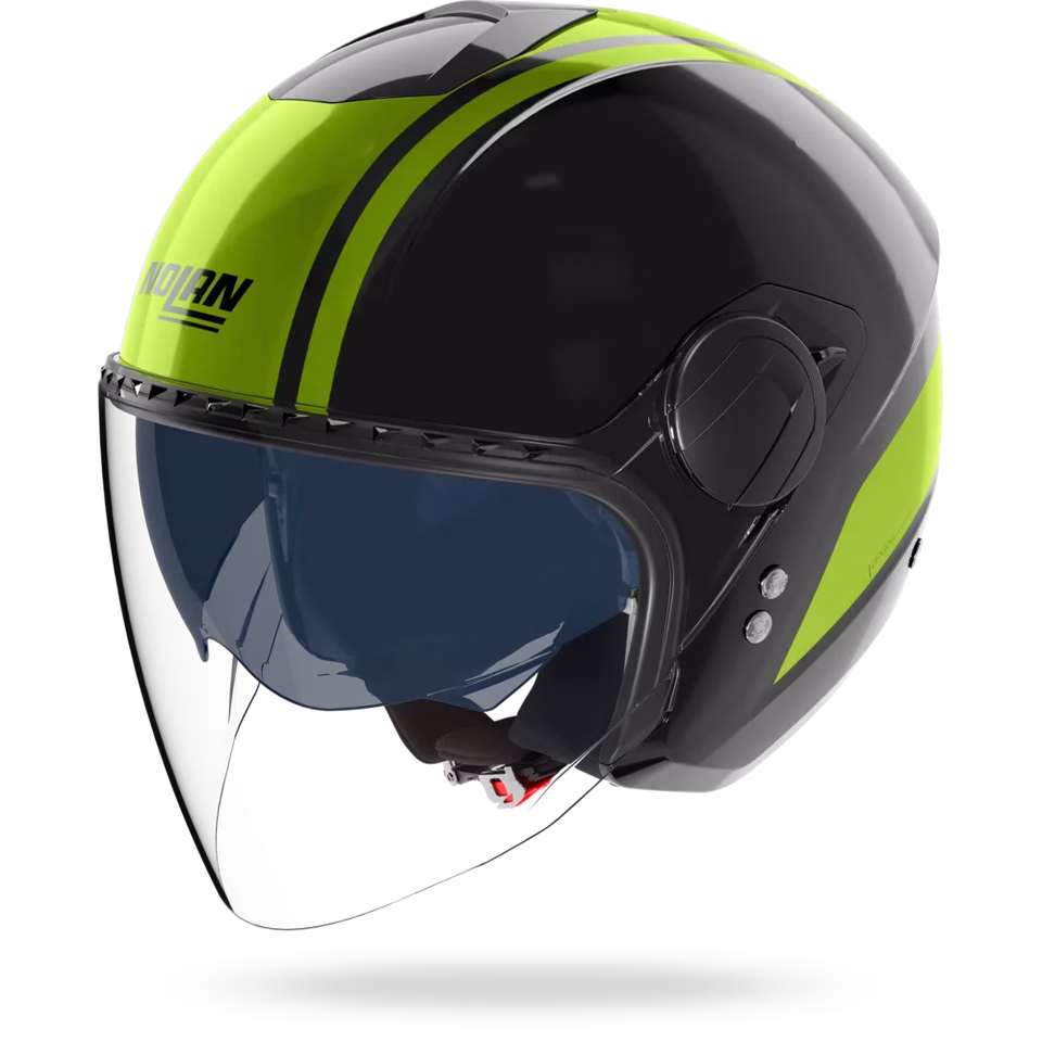 NOLAN jet motoristična čelada N20-2 visor DOLCE VITA 352 Črna/Rumena S
