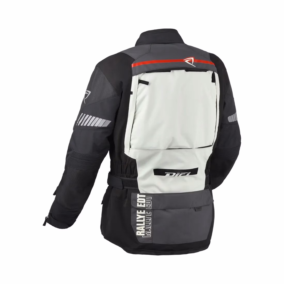 DIFI m. motoristična jakna SIERA NEVADA 4 AeroTex Črna/Bela/Siva/Rdeča 3XL