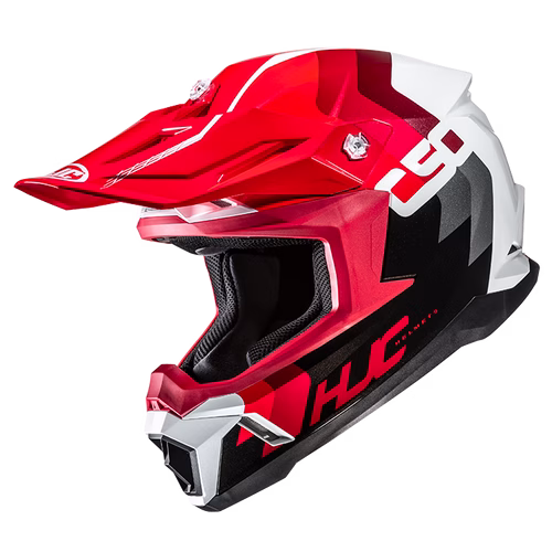 HJC crossover motoristična čelada C50 PRIMAL MC1 Rdeča/Bela/Črna 2XL