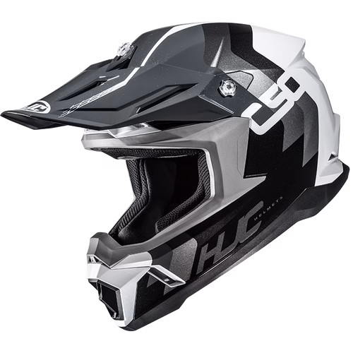 HJC crossover motoristična čelada C50 PRIMAL MC5 Siva/Črna/Bela L