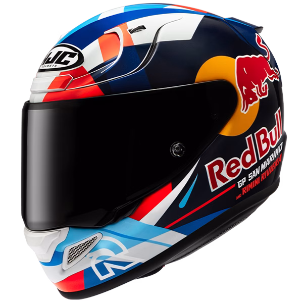 HJC integralna motoristična čelada RPHA 12 RED BULL Misano GP 2 MC21 Modra/Bela/Rdeča/Rumena/Črna S