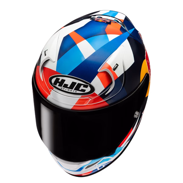 HJC integralna motoristična čelada RPHA 12 RED BULL Misano GP 2 MC21 Modra/Bela/Rdeča/Rumena/Črna S
