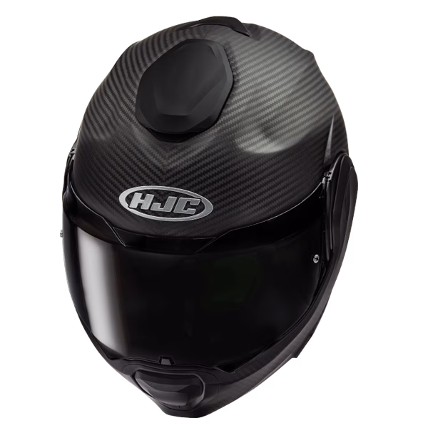 HJC preklopna motoristična čelada F100 CARBON SOLID Carbon/Črna Mat XS