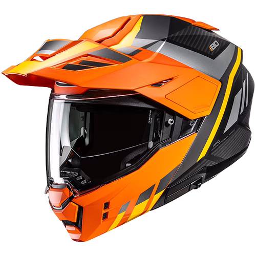 HJC preklopna motoristična čelada i80 IMES MC7SF Oranžna/Siva/Črna XL