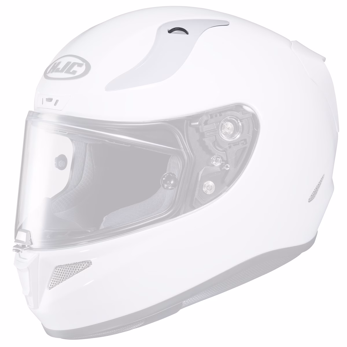HJC zračnik za čelado - zgornji RPHA 11; pearl white Bela Perla