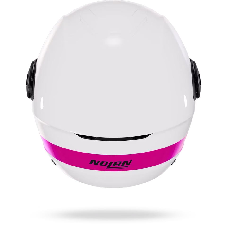 NOLAN jet motoristična čelada N20-2 visor ZEFIRO 342 Bela/Roza S
