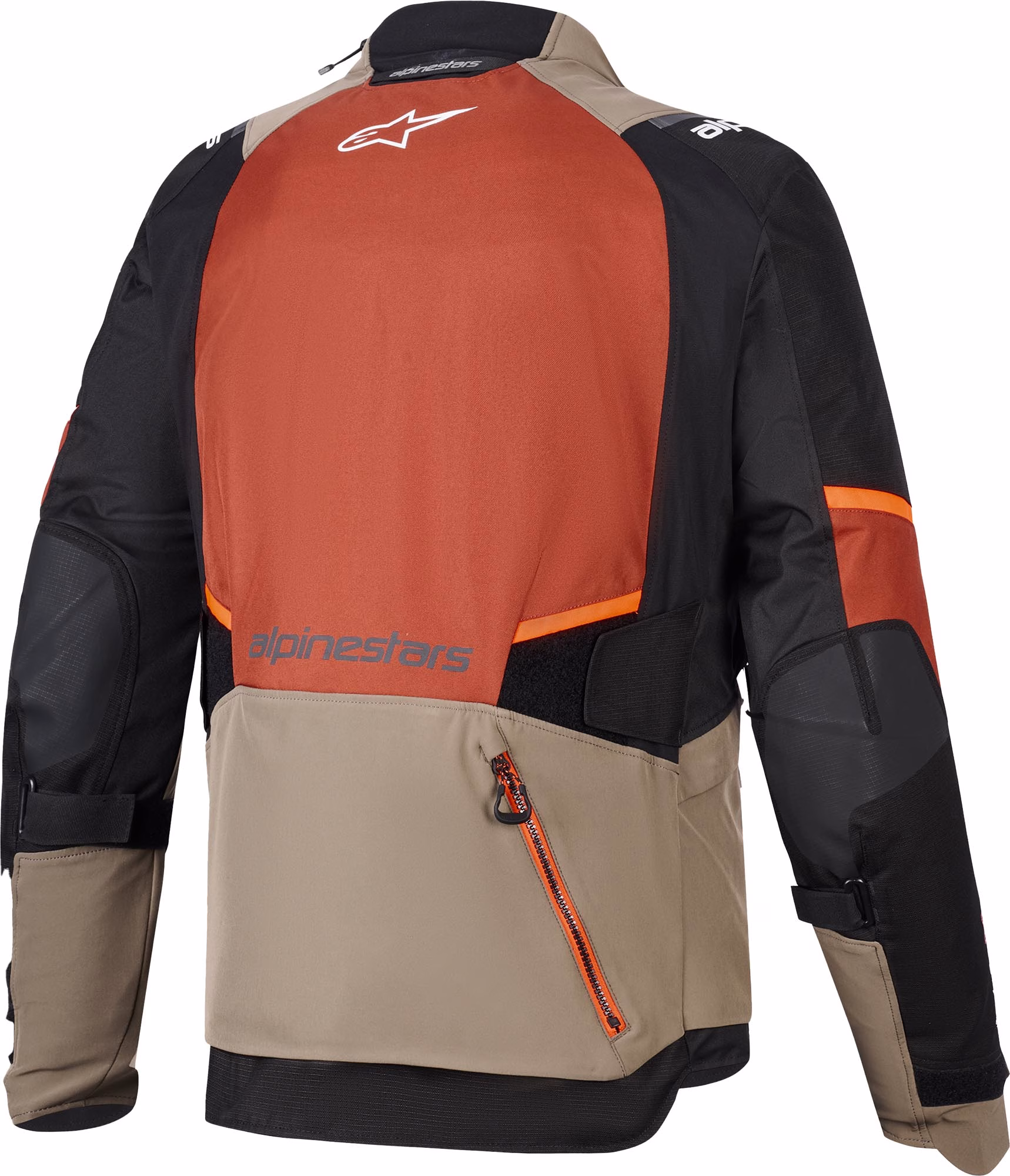 Alpinestars m. motoristična jakna ANDES V4 Drystar Črna/Rjava/Rdeča 2XL