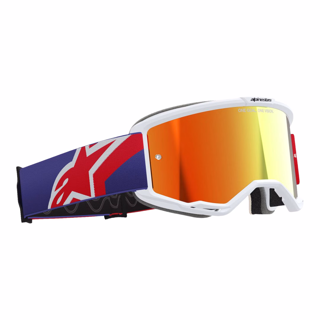 Alpinestars MX očala VISION 5 CORP Črna/Bela/Modra