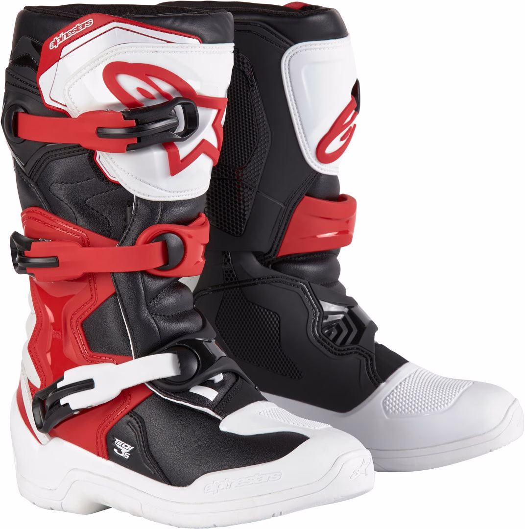 Alpinestars otr. otroški motoristični škornji TECH 3S Bela/Črna/Rdeča 12