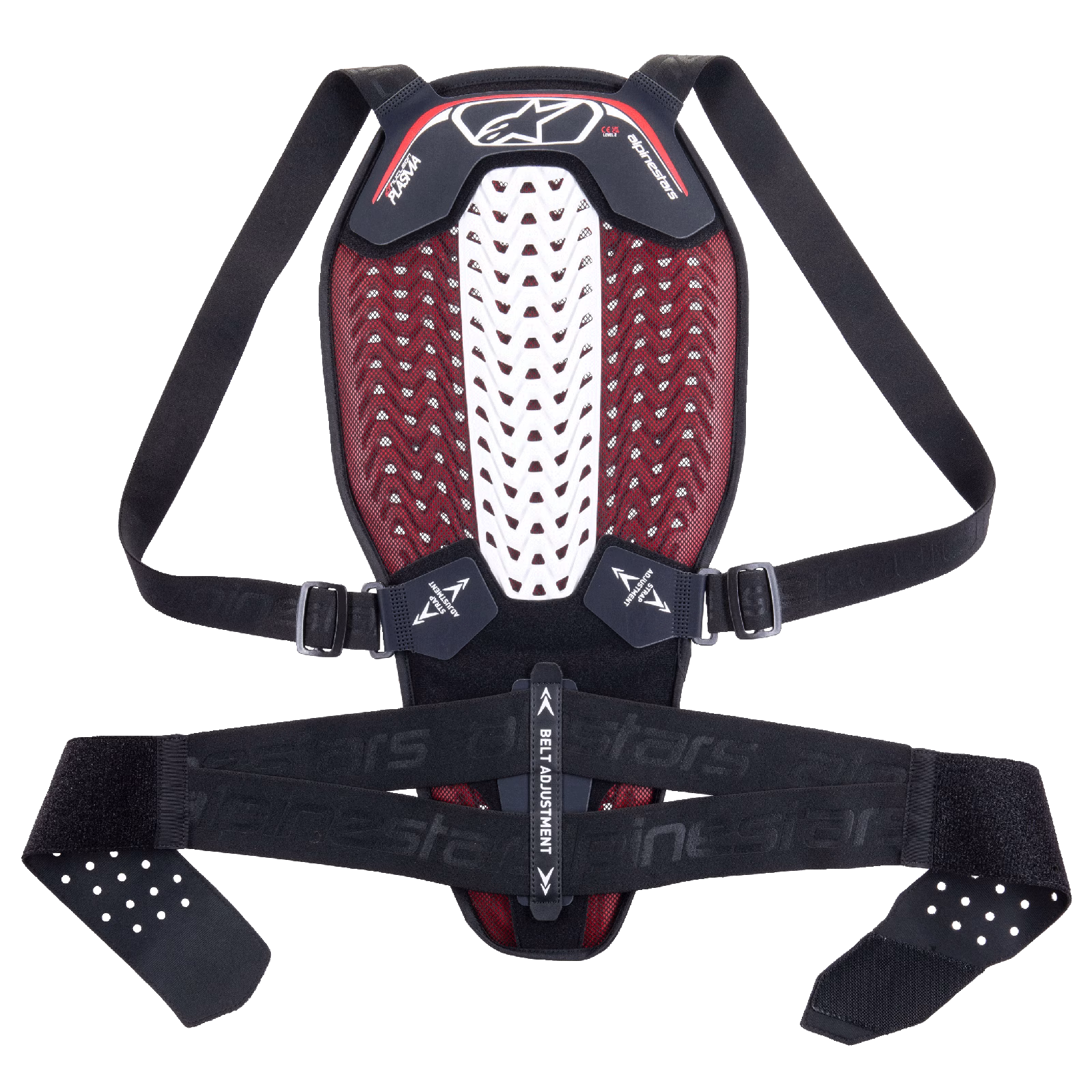 Alpinestars ščitnik NUCLEON PLASMA - za hrbet Črna/Rdeča/Bela XS