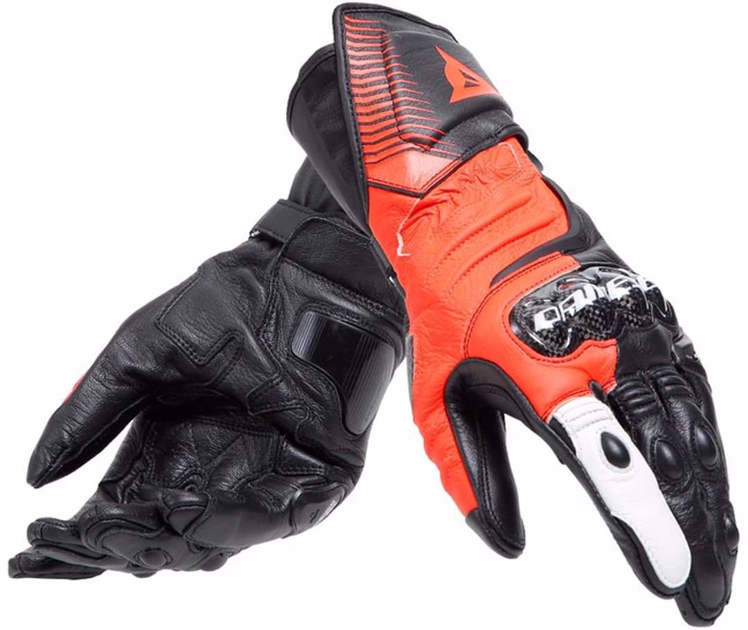 Dainese m. motoristične rokavice CARBON 4 long Črna/Rdeča/Bela S