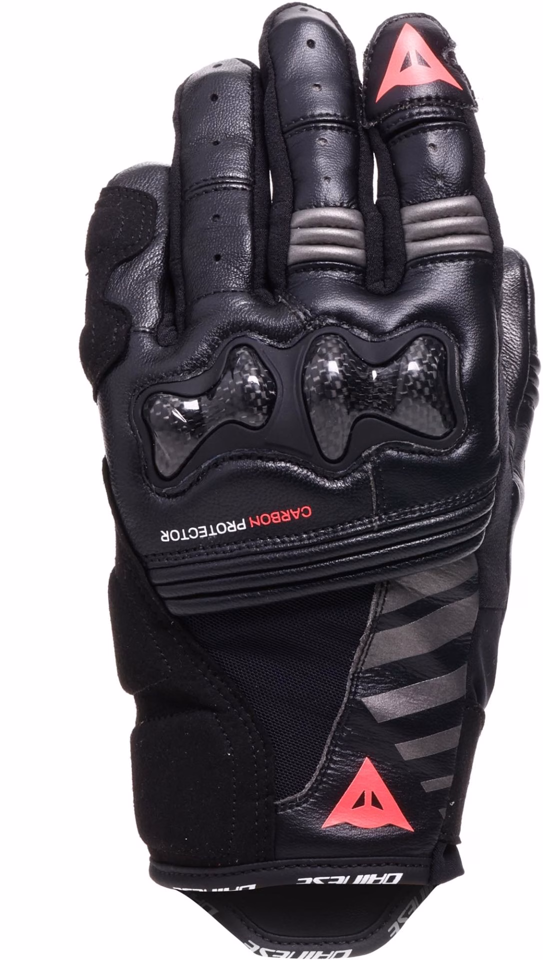 Dainese ž. motoristične rokavice REACTO Carbon Short Črna/Roza XL