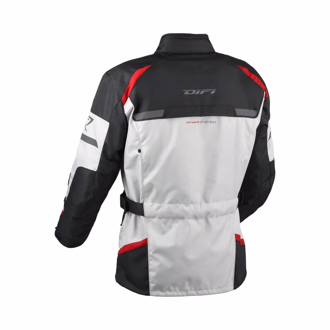 DIFI m. motoristična jakna HORIZON AeroTex Črna/Siva/Rdeča M