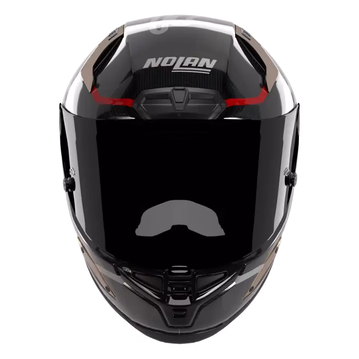 NOLAN integralna motoristična čelada X804 RS Ultra carbon SBK 360 Črna Mat/Rdeča/Srebrna/Zlata M