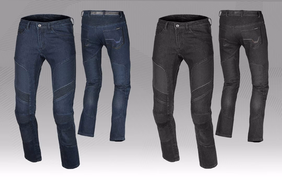 Macna motoristične hlače LIVITY Air Aramid-Single layer - skrajšane
