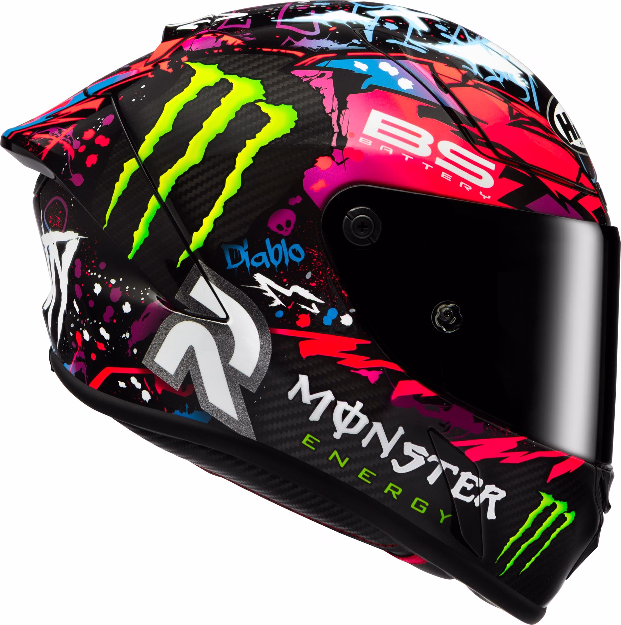 HJC motoristična čelada RPHA 1-V2 carbon QUARTARARO FUNKY DIABLO MC8